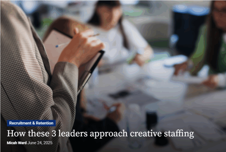 How these 3 leaders approach creative staffing