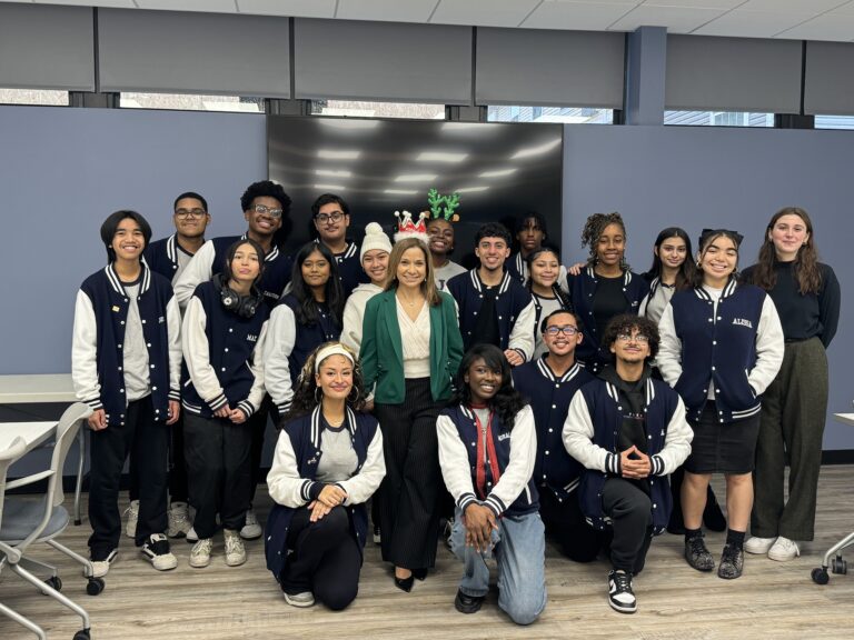 Superintendent Rosa Diaz is riding the ‘progress train’